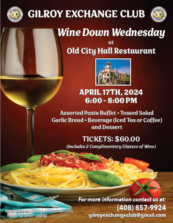 Wine Down Wednesday Fundraiser Event